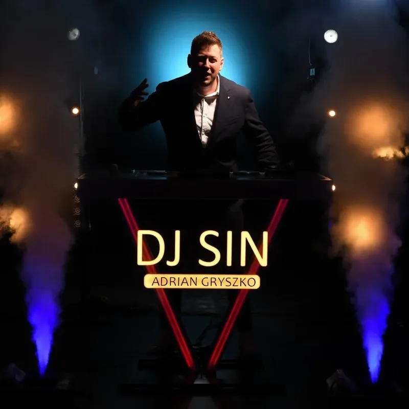 DJ Sin (Adrian Gryszko), didżej na wesela i imprezy z Zielonej Góry