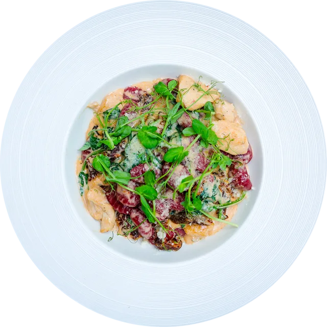 Gnocchi z suszonymi pomidorami, jesienna karta Wino i Grono